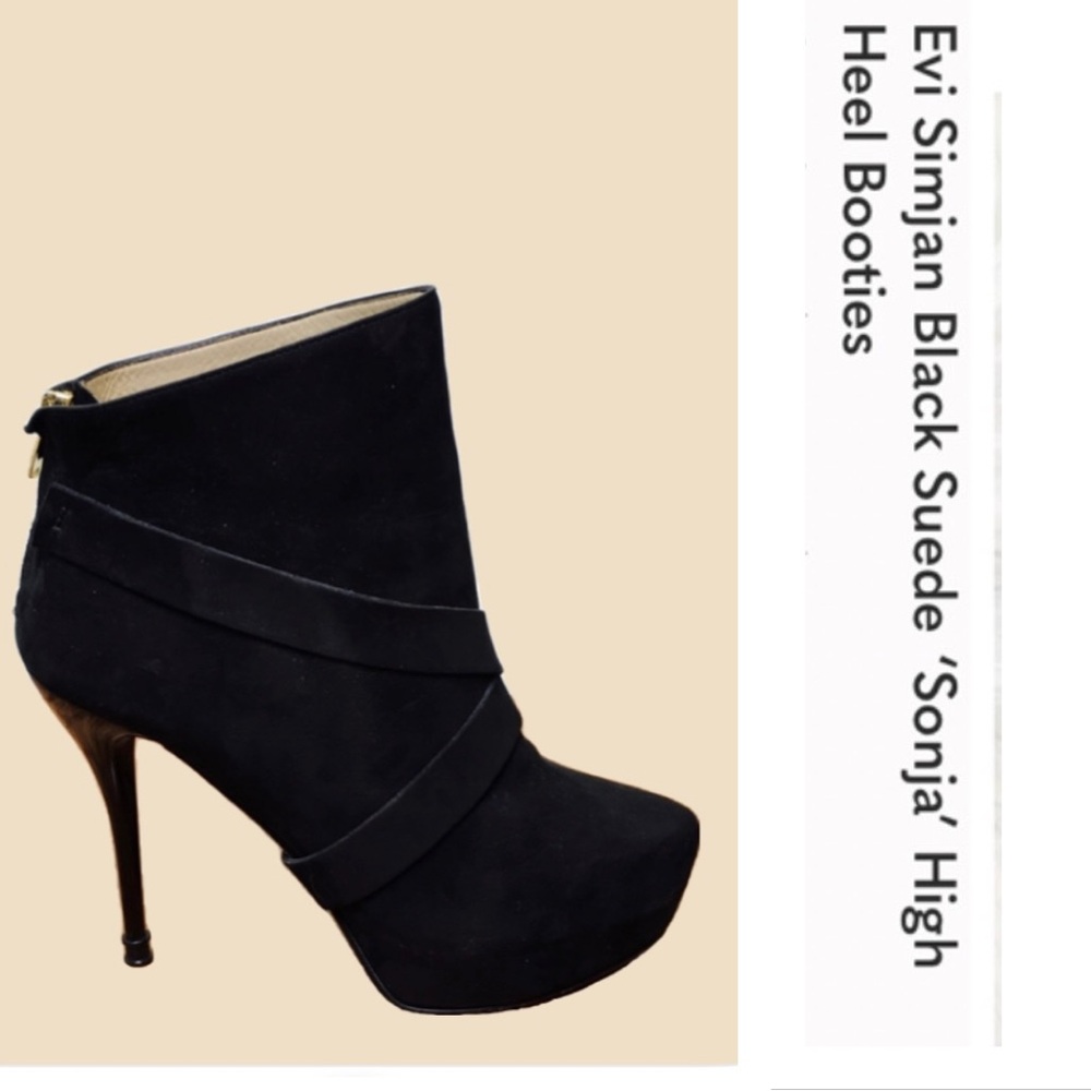 Black Suede Sonja Boots (38)